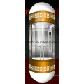 Capsule Type Panoramic Elevator with Glass Cabin Wall